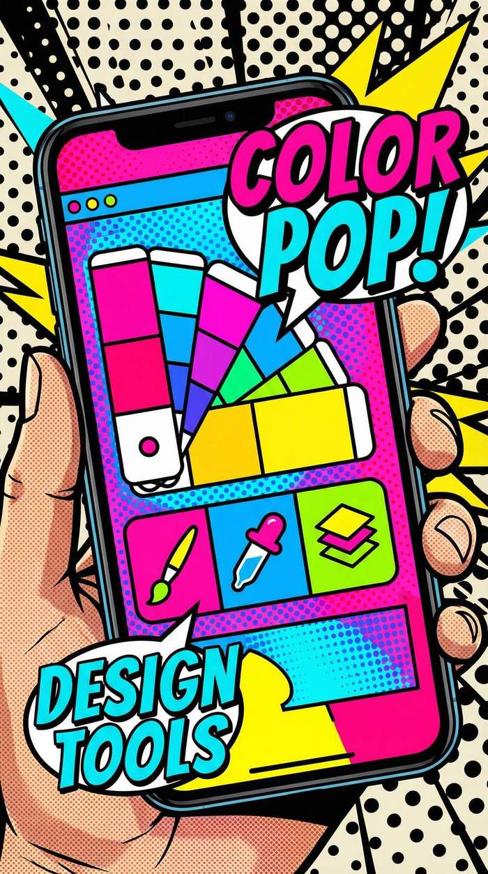 澳门太阳城 APP - 移动端色彩工具应用界面展示