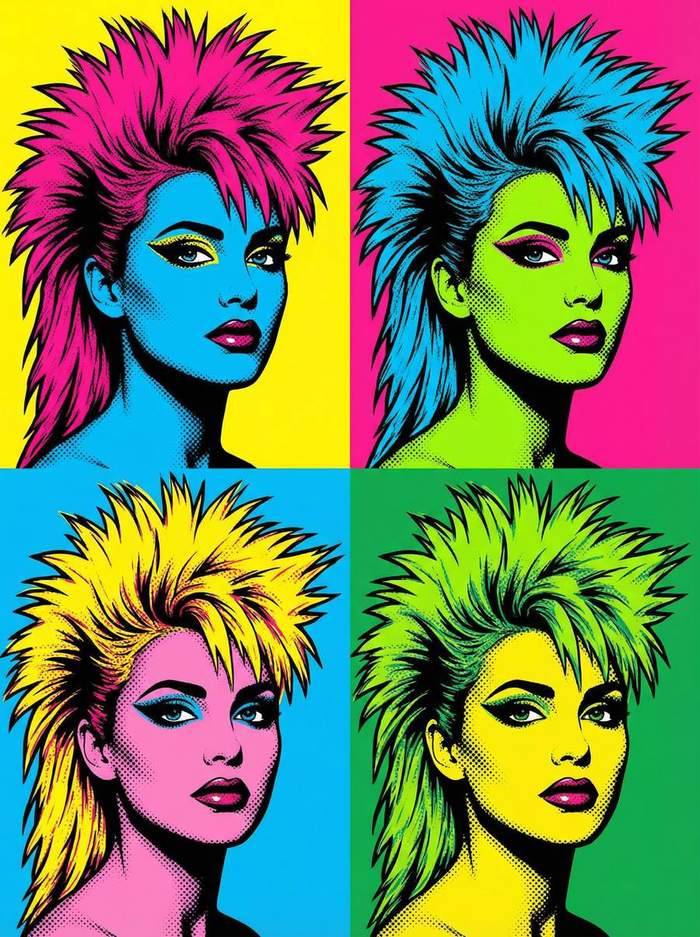 澳门太阳城 - 波普艺术人物肖像色彩创作