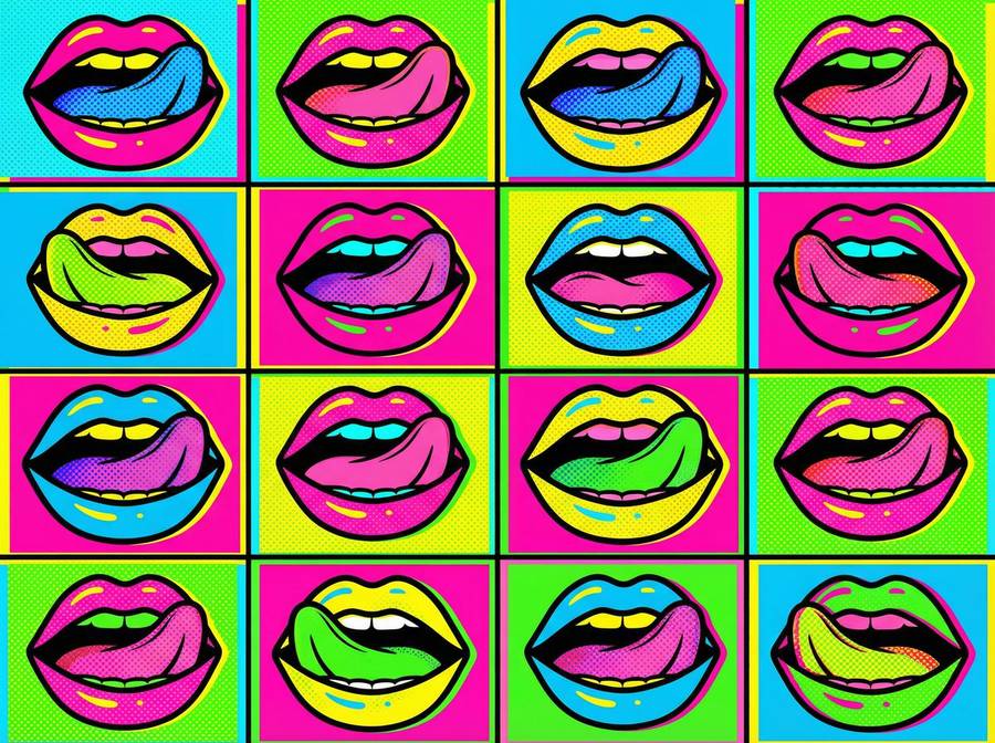 澳门太阳城 - 波普艺术唇部色彩创作